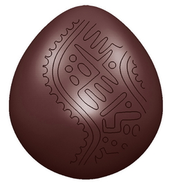 Chocolate World CW1569 Chocolate mould egg may 28 mm