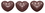Chocolate World CW1577 Chocolate mould heart classic 3 fig.