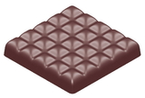 Chocolate World CW1584 Chocolate mould bar square