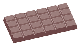 Chocolate World CW1588 Chocolate mould bar