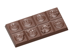 Chocolate World CW1589 Chocolate mould tablet smiley