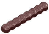 Chocolate World CW1590 Chocolate mould smiley bar 8 face