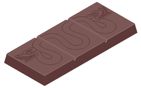 Chocolate World CW1594 Chocolate mould tablet maya snake