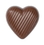 Chocolate World CW1599 Chocolate mould striped heart