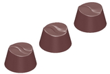 Chocolate World CW1605 Chocolate mould round wave S 3 fig.