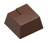 Chocolate World CW1607 Chocolate mould small block carved