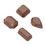 Chocolate World CW1632 Chocolate mould gems 4 fig.