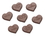 Chocolate World CW1658 Chocolate mould hearts 7 fig.