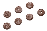 Chocolate World CW1662 Chocolate mould butons 7 fig.