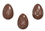 Chocolate World CW1663 Chocolate mould playfull egg small 3 fig.