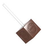Chocolate World CW1686 Chocolate mould lollipop cube