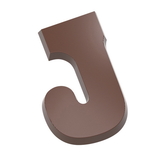 Chocolate World CW1709 Chocolate mould letter J 200 gr
