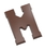 Chocolate World CW1712 Chocolate mould letter M 200 gr