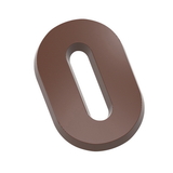 Chocolate World CW1714 Chocolate mould letter O 200 gr
