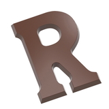 Chocolate World CW1717 Chocolate mould letter R 200 gr