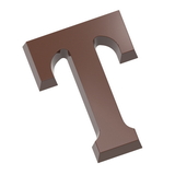 Chocolate World CW1719 Chocolate mould letter T 200 gr
