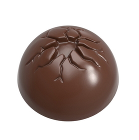 Chocolate World CW1732 Chocolate mould half sphere with crack &#216; 31 mm