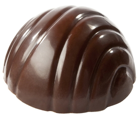 Chocolate World CW1772 Chocolate mould half sphere striped &#216; 26,50 mm