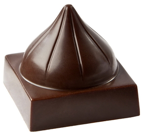 Chocolate World CW1793 Chocolate mould cube with dome