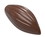Chocolate World CW1798 Chocolate mould cocoa bean with 6 lines