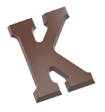 Chocolate World CW1810 Chocolate mould letter K 135 gr