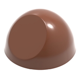 Chocolate World CW1846 Chocolate mould half sphere with flat side  Ø 32 mm