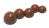 Chocolate World CW1883 Chocolate mould half sphere bar