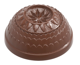 Chocolate World CW1900 Chocolate mould half sph&#232;re Belle Epoque star &#216; 30 mm