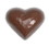 Chocolate World CW1913 Chocolate mould heart facet