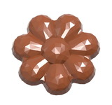 Chocolate World CW1928 Chocolate mould flower facet