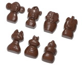 Chocolate World CW1949 Chocolate mould assortment of zoo animals