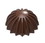 Chocolate World CW1958 Chocolate mould half sphere pleated