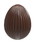 Chocolate World CW1968 Chocolate mould upper part egg pleated