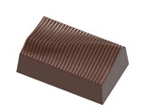 Chocolate World CW1969 Chocolate mould rectangle pleated