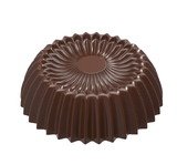 Chocolate World CW1976 Chocolate mould pleated & flattend