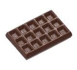 Chocolate World CW1991 Chocolate mould Brussels waffle small