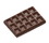 Chocolate World CW1991 Chocolate mould Brussels waffle small