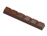 Chocolate World CW1992 Chocolate mould bar 6 square portions