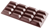 Chocolate World CW2015 Chocolate mould tablet 4x4 long 115 gr
