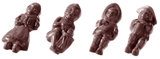 Chocolate World CW2030 Chocolate mould traditional costumes 8 fig.