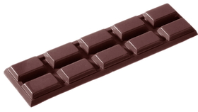 Chocolate World CW2047 Chocolate mould bar 2x5 41 gr
