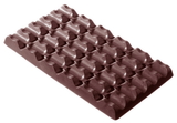 Chocolate World CW2073 Chocolate mould tablet 6x6 long 336 gr