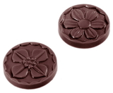 Chocolate World CW2079 Chocolate mould caraque flower Ø 29 mm 2 fig.