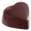 Chocolate World CW2087 Chocolate mould heart high flat