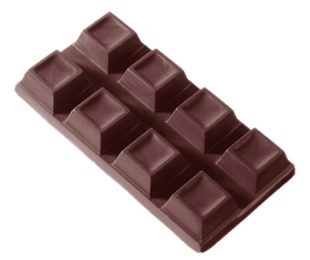 Chocolate World CW2094 Chocolate mould tablet cubes 2x4 58 gr