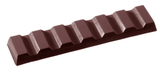 Chocolate World CW2096 Chocolate mould bar 7 cubes 28 gr