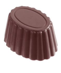 Chocolate World CW2131 Chocolate mould cup oval