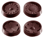 Chocolate World CW2146 Chocolate mould flowercaraque 4 fig