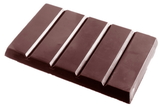 Chocolate World CW2158 Chocolate mould tablet +/- 1 kg