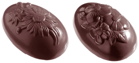 Chocolate World CW2200 Chocolate mould egg flowers 94 mm 4 fig.